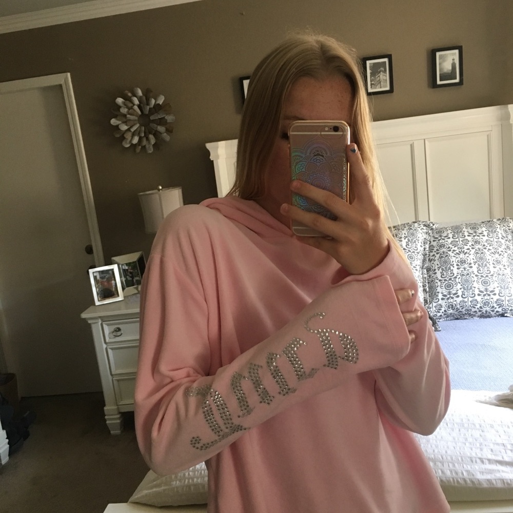 pink juicy couture hoodie